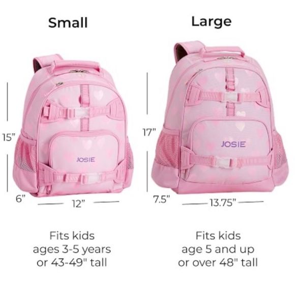 PBK Mackenzie Backpack, Large Blue Retro Stars - Picture 5 of 5